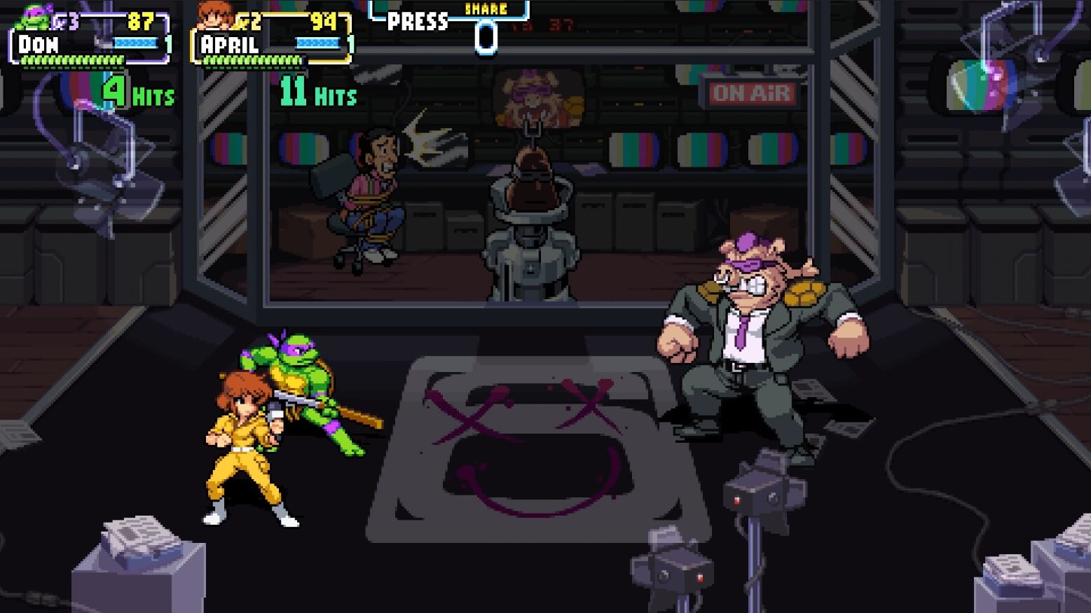 Teenage Mutant Ninja Turtles Shredder’s Revenge - геймплей игры Windows